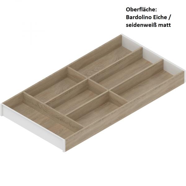 AMBIA-LINE Besteckeinsatz, für LEGRABOX/MERIVOBOX, Holzdesign, 7 Besteckfächer, NL=600 mm, Breite=300 mm